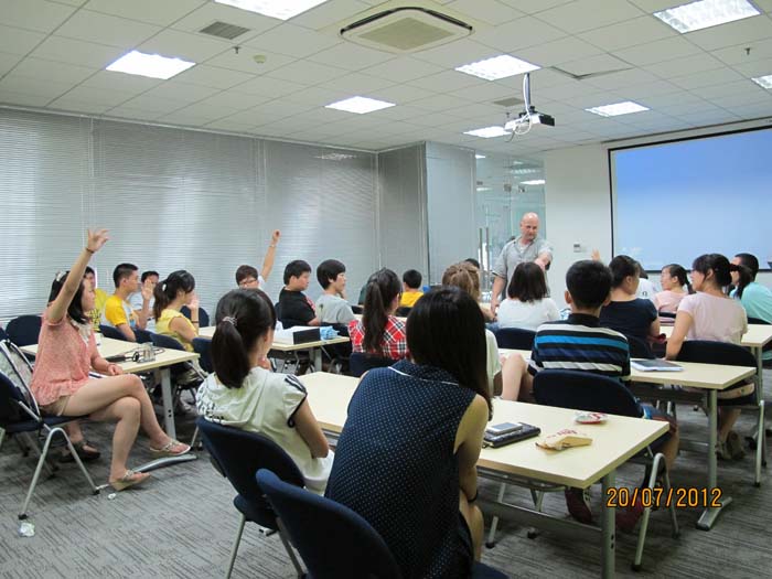 Sean和学员互动